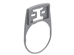 LOVATO ELECTRIC - PORTAETIC.X ETIC.15X27MM A FILO GRIGIO