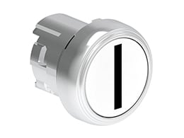 LOVATO ELECTRIC - PULSANTE MET.RASATO I BIANCO