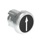 LOVATO ELECTRIC - PULSANTE MET. RASATO FR.SU-GIU' NERO