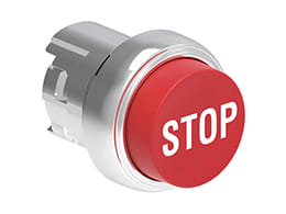 LOVATO ELECTRIC - PULSANTE MET. SPORGENTE STOP ROSSO