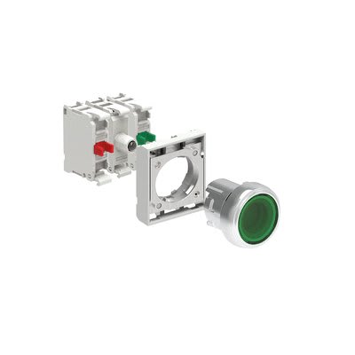 LOVATO ELECTRIC - KIT MET.PULS.LUM. VERDE 1NO+1NC 24V