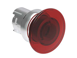 LOVATO ELECTRIC - PULS.LUM.MET.FUNGO 40MM ROSSO IMPULSO