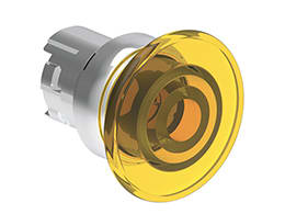 LOVATO ELECTRIC - PULS.LUM.MET.FUNGO 40MM GIALLO IMPULSO