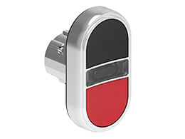 LOVATO ELECTRIC - PULS.LUM.MET.DOPPIO RAS.NERO/ROSSO