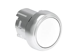 LOVATO ELECTRIC - PULSANTE MET. PASSO-PASSO RASATO BIANCO