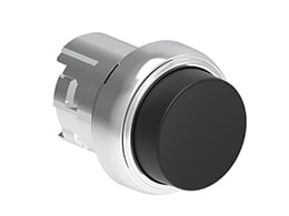 LOVATO ELECTRIC - PULS. MET. PASSO-PASSO SPORGENTE NERO