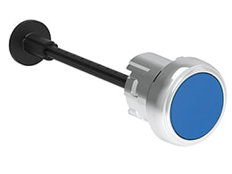 LOVATO ELECTRIC - PULSANTE MET. RIARMO RASATO BLU