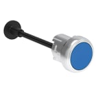 LOVATO ELECTRIC - PULSANTE MET. RIARMO RASATO BLU