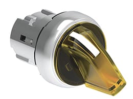 LOVATO ELECTRIC - SEL.LUM.MET.GIALLO LEVA CORTA 0-1