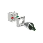 LOVATO ELECTRIC - KIT MT.SEL.LUM.VERDE 3POS.STAB.NO+NC 24V