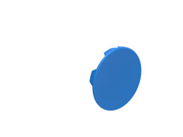 LOVATO ELECTRIC - TAPPO RASATO BLU PULSANTI A IMPULSO