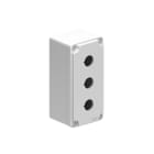 LOVATO ELECTRIC - PULSANTIERA METALLICA GRIGIA A 3 FORI