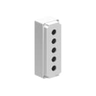 LOVATO ELECTRIC - PULSANTIERA METALLICA GRIGIA A 5 FORI