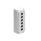 LOVATO ELECTRIC - PULSANTIERA METALLICA GRIGIA A 6 FORI