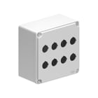 LOVATO ELECTRIC - PULSANTIERA METALLICA GRIGIA 2X4 FORI