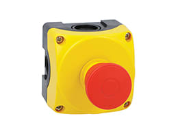 LOVATO ELECTRIC - PULS. GIALLA + 40MM PUSH/PULL + 1NA+1NC