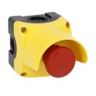 LOVATO ELECTRIC - PULS. GIALLA COP. + 40MM SG.ROTAZ. + 1NC
