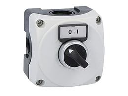 LOVATO ELECTRIC - PULS. GRIGIA+SELETT LEVA CORTA+1NA+O-I