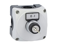 LOVATO ELECTRIC - PULS. GRIGIA+SELETT A CHIAVE+1NA+O-I