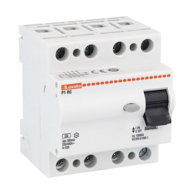 LOVATO ELECTRIC - INTERRUTTORE DIFF.PURO 4P 63A IDN 30MA