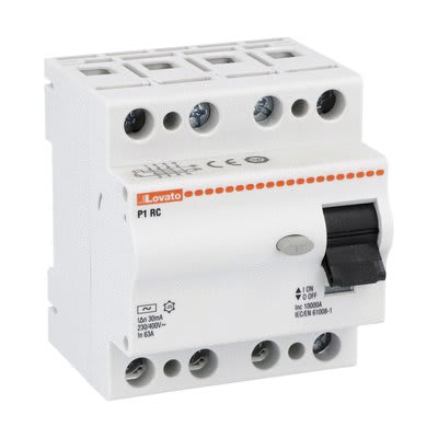 LOVATO ELECTRIC - INTERRUTTORE DIFF.PURO 4P 63A IDN 30MA