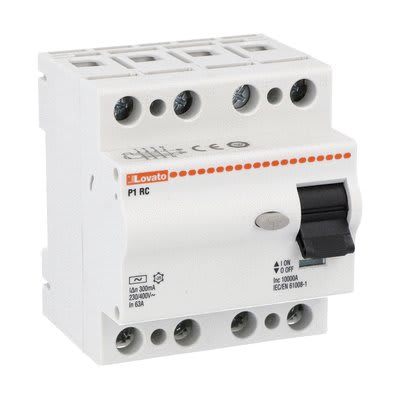 LOVATO ELECTRIC - INTERRUTTORE DIFF.PURO 4P 63A IDN 300MA