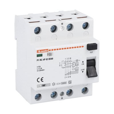 LOVATO ELECTRIC - INTERR. DIFF.PURO 4P 63A 300MA TIPO B