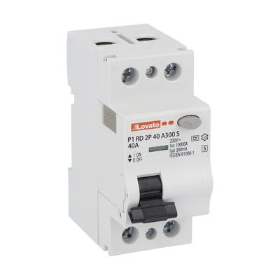 LOVATO ELECTRIC - INT.DIFF.PURO 2P 63A IDN 300MA SELETTIVO