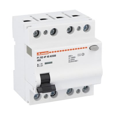 LOVATO ELECTRIC - INTERRUTTORE DIFF.PURO 4P 40A IDN 30MA