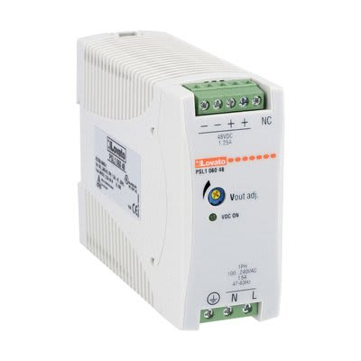 LOVATO ELECTRIC - ALIMENTAT. 100-240VAC 1PH OUT 48VDC 60W