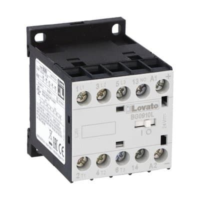 LOVATO ELECTRIC - CONTATTORE 3P+1NO 9A AC3