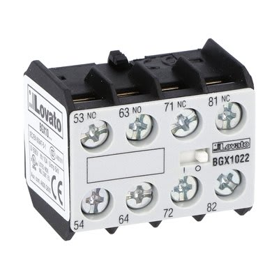 LOVATO ELECTRIC - CONTATTI AUX 2NO+2NC 11BGX1022