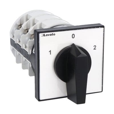 LOVATO ELECTRIC - COMMUTATORE 3P 125A MONT. FRONTALE 90X90 7GN12553U