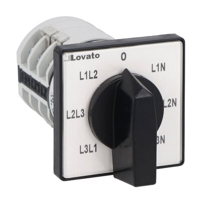 LOVATO ELECTRIC - COMM. VOLT. VLN/VLL 16A MONT FRONT 48X48 7GN1266U
