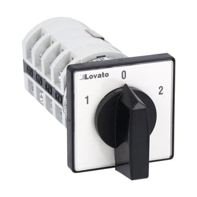 LOVATO ELECTRIC - COM. DAHL. 1-0-2 25A MONT. FRONT 48X48