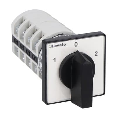 LOVATO ELECTRIC - COMMUTATORE 4P 25A MONT. FRONTALE 48X48