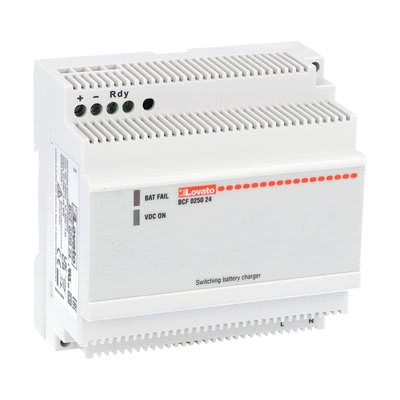 LOVATO ELECTRIC - CARICA BATTERIE SWITCHING 2,5A 24VDC BCF025024