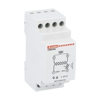 LOVATO ELECTRIC - TRASF SUON/RONZ 15VA (230VAC/12VAC)