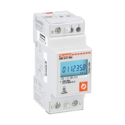 LOVATO ELECTRIC - CONT. ENERGIA DIG. 63A MONOF.RS485 MID DMED121MID