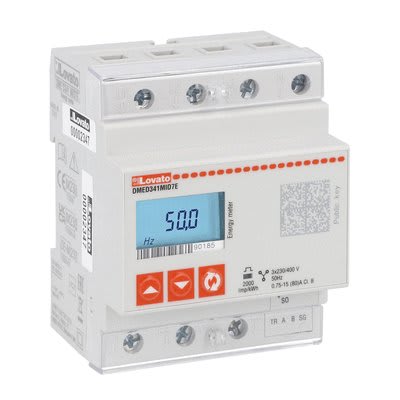 LOVATO ELECTRIC - CONT. 3P 4U RS485 80A MID 70C SO SIGN DMED341MID7E