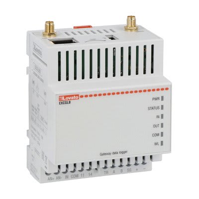LOVATO ELECTRIC - GATEWAY-DATA LOGGER, 1X ETHERNET, 4G GPS EXCGLB02