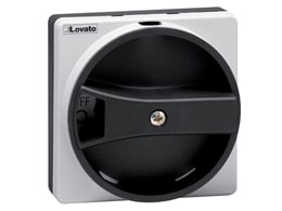 LOVATO ELECTRIC - MANIGLIA NERA SEL.INCASSATO LUCCH.IP65 GAX61B