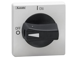 LOVATO ELECTRIC - MANIGLIA NERA SEL.SPORGENTE LUCCH. IP65