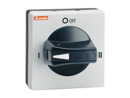 LOVATO ELECTRIC - MANIGLIA NERA LUCCHETT. IP65