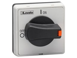 LOVATO ELECTRIC - MANOPOLA NERA 48X48 FISSAGGIO A VITE