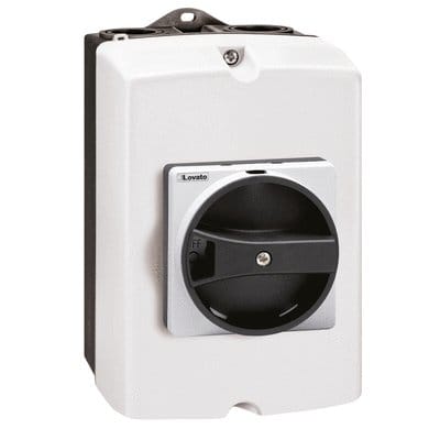 LOVATO ELECTRIC - SEZIONATORE IN CASSETTA DC21B 16A-1000V GAZ025DT2B