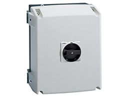 LOVATO ELECTRIC - SEZ. 4P IN CASSETTA MAN. NERA 63A UL GAZ063T4BUL