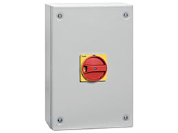 LOVATO ELECTRIC - SEZ 4P 125A-CASS MET-MANIGL G/R GAZM125T4