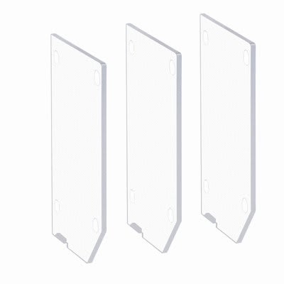 LOVATO ELECTRIC - SEPARATORE DI FASE PER GEF0050-160 3PCS GEFX901