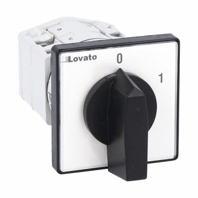 LOVATO ELECTRIC - INTERRUTTORE. 2P 20A MONT. FRONT. 48X48